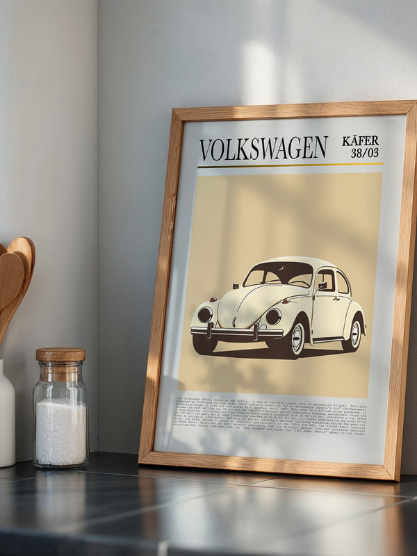 VW Käfer Retrostil Beige