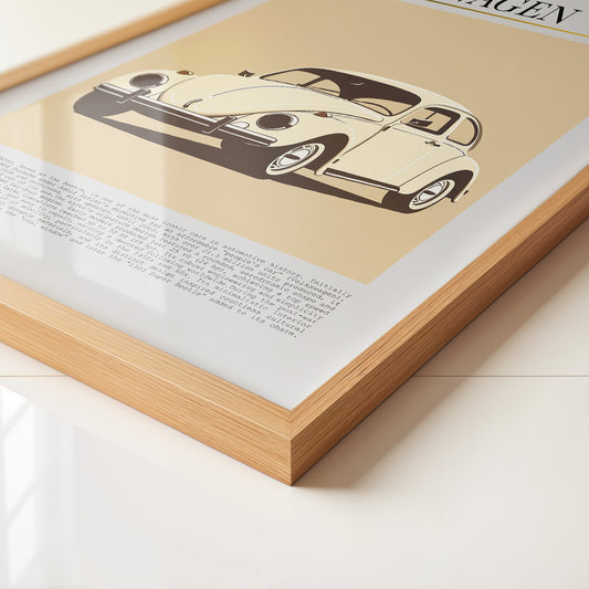 VW Käfer Retrostil Beige