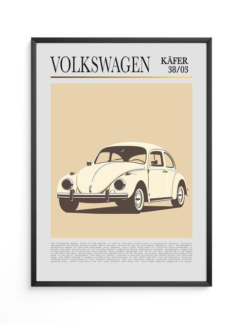 VW Käfer Retrostil Beige