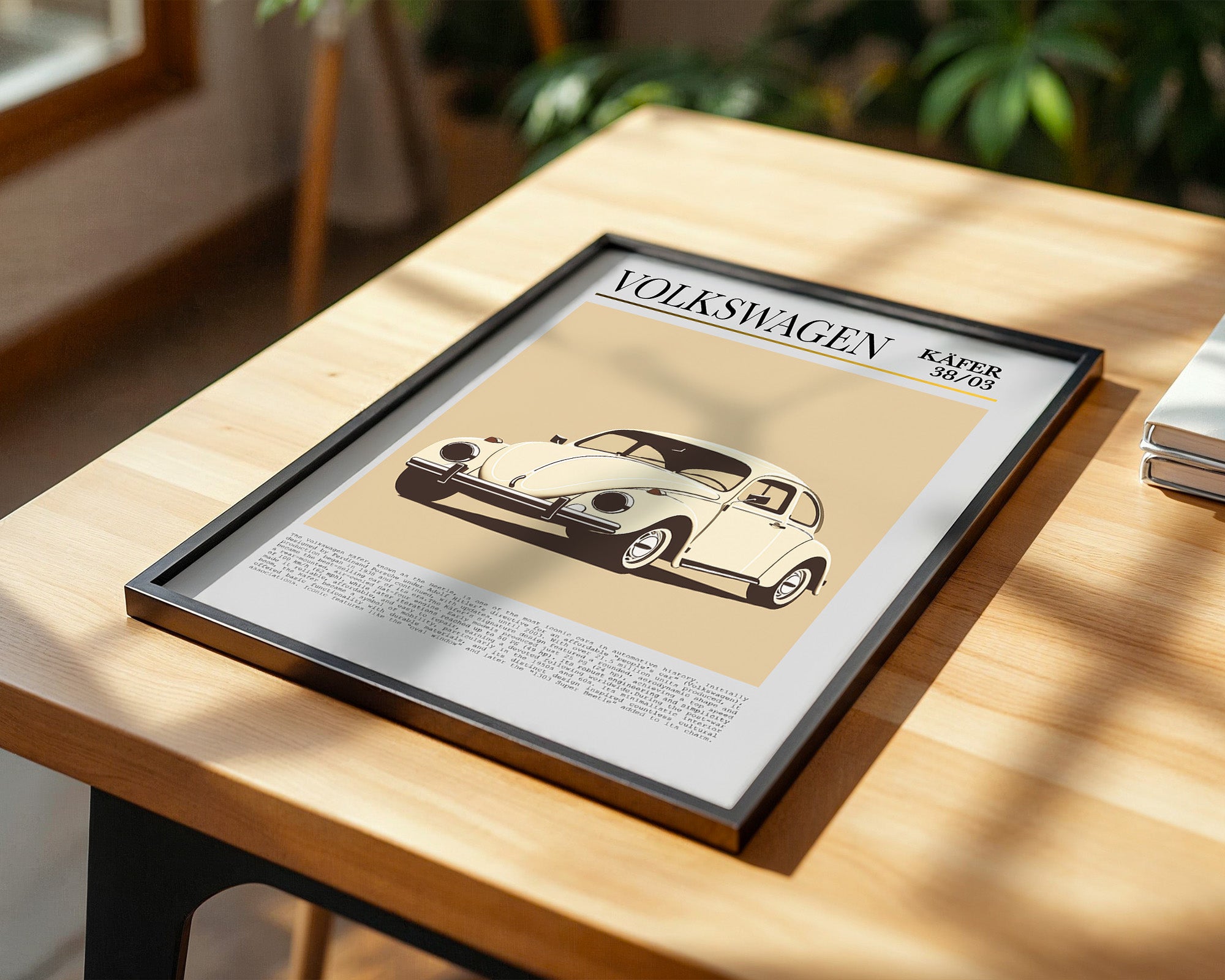 VW Käfer Retrostil Beige