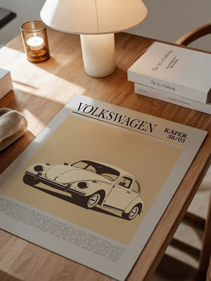 VW Käfer Retrostil Beige