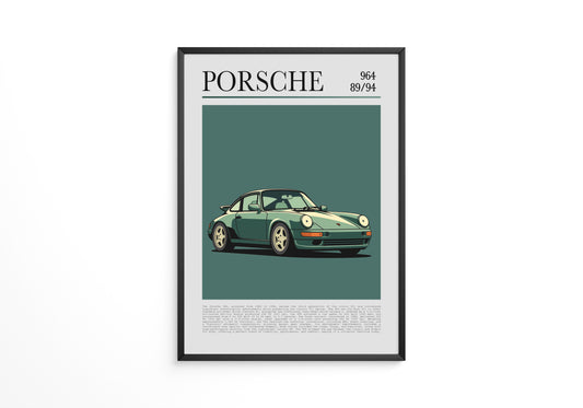 Porsche 964 klassisch grün