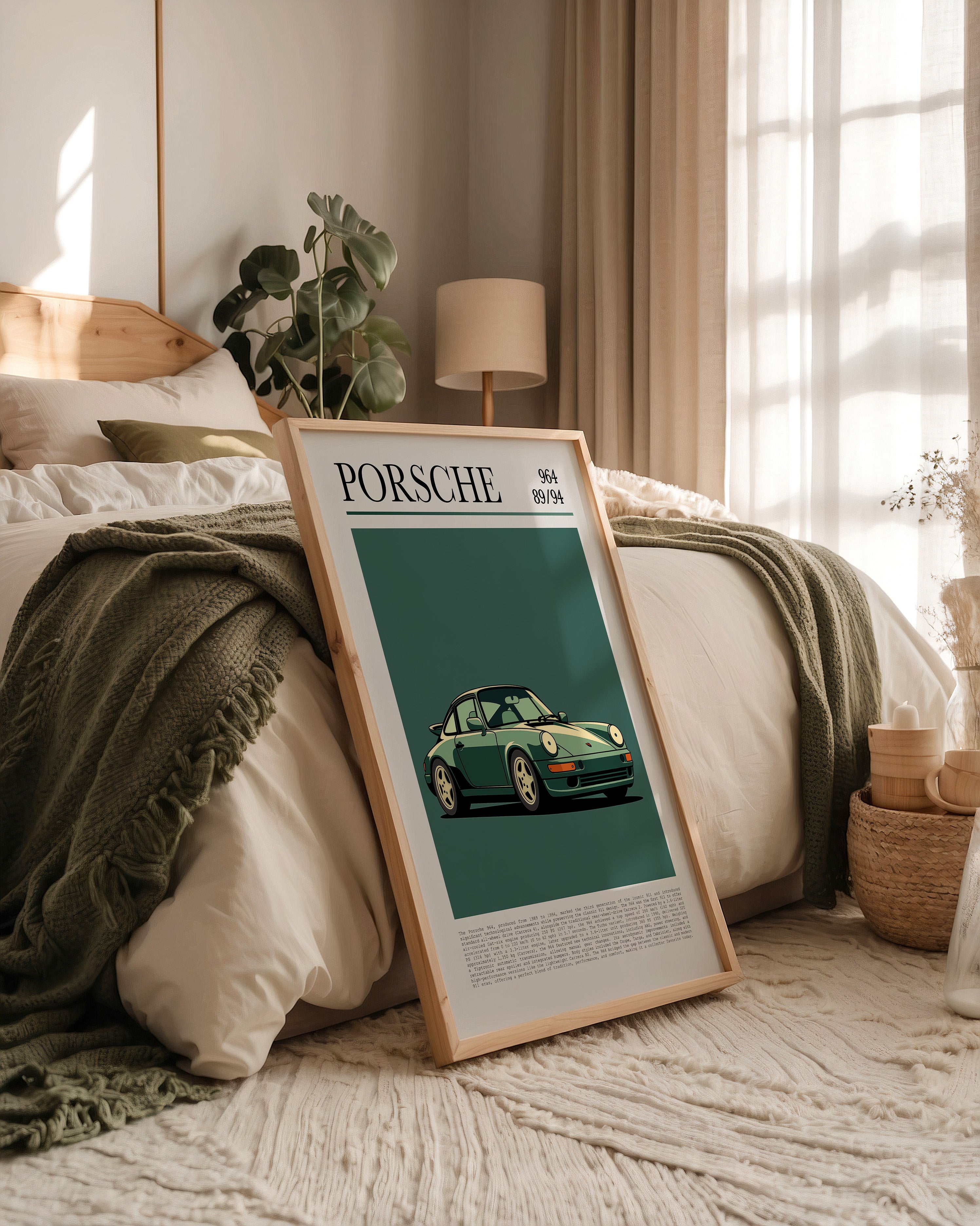 Porsche 964 klassisch grün