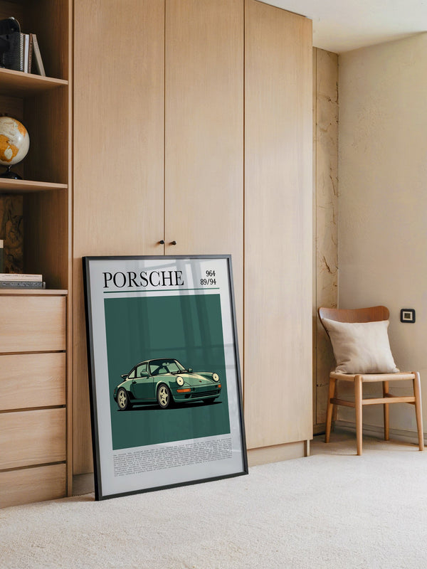 Porsche 964 klassisch grün