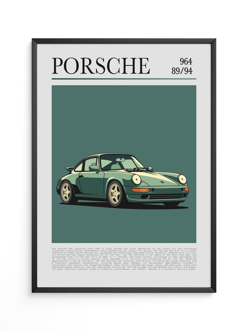 Porsche 964 klassisch grün
