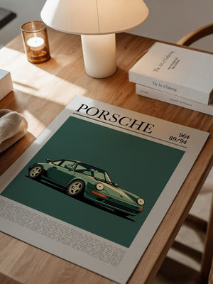 Porsche 964 klassisch grün