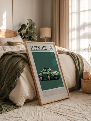 Porsche 964 klassisch grün