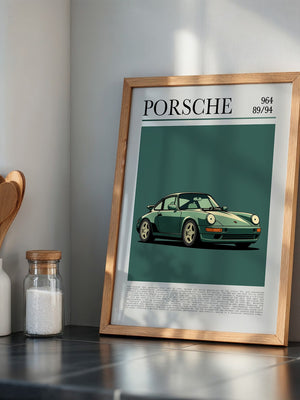 Porsche 964 klassisch grün