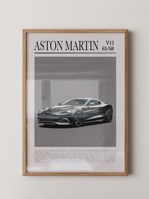 Aston Martin V12 elegant schwarz