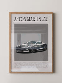 Aston Martin V12 elegant schwarz