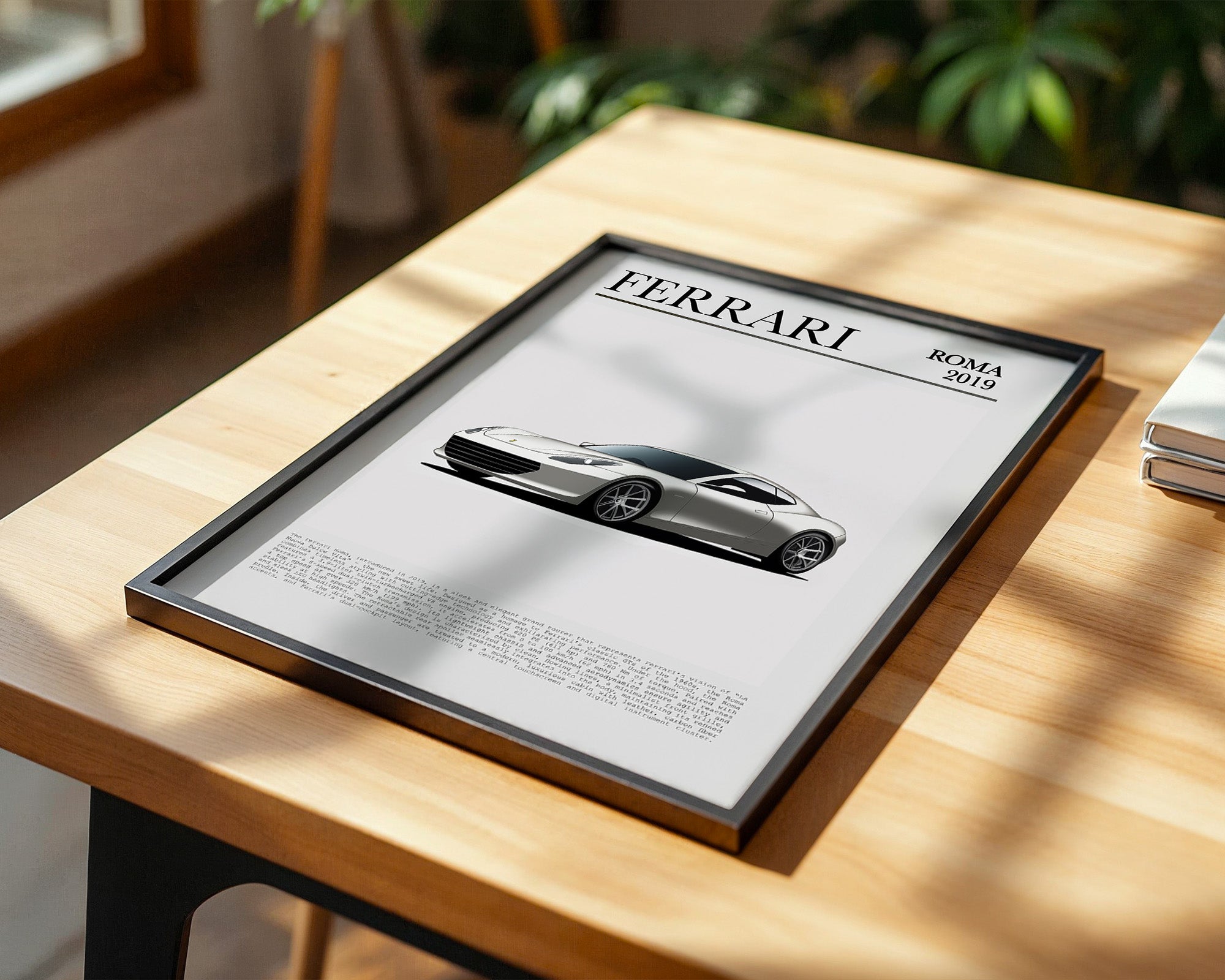 Sportwagen Profilansicht Silber