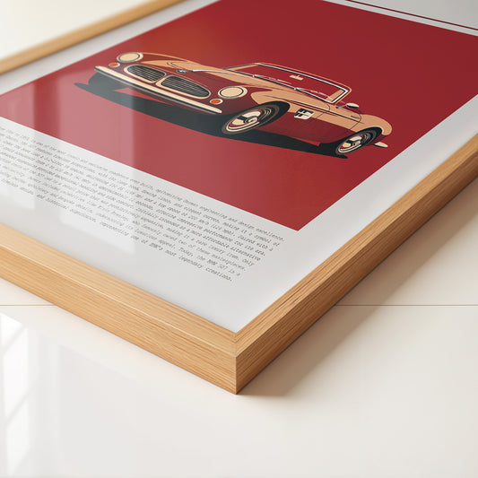 BMW 507 Retro Rot Design