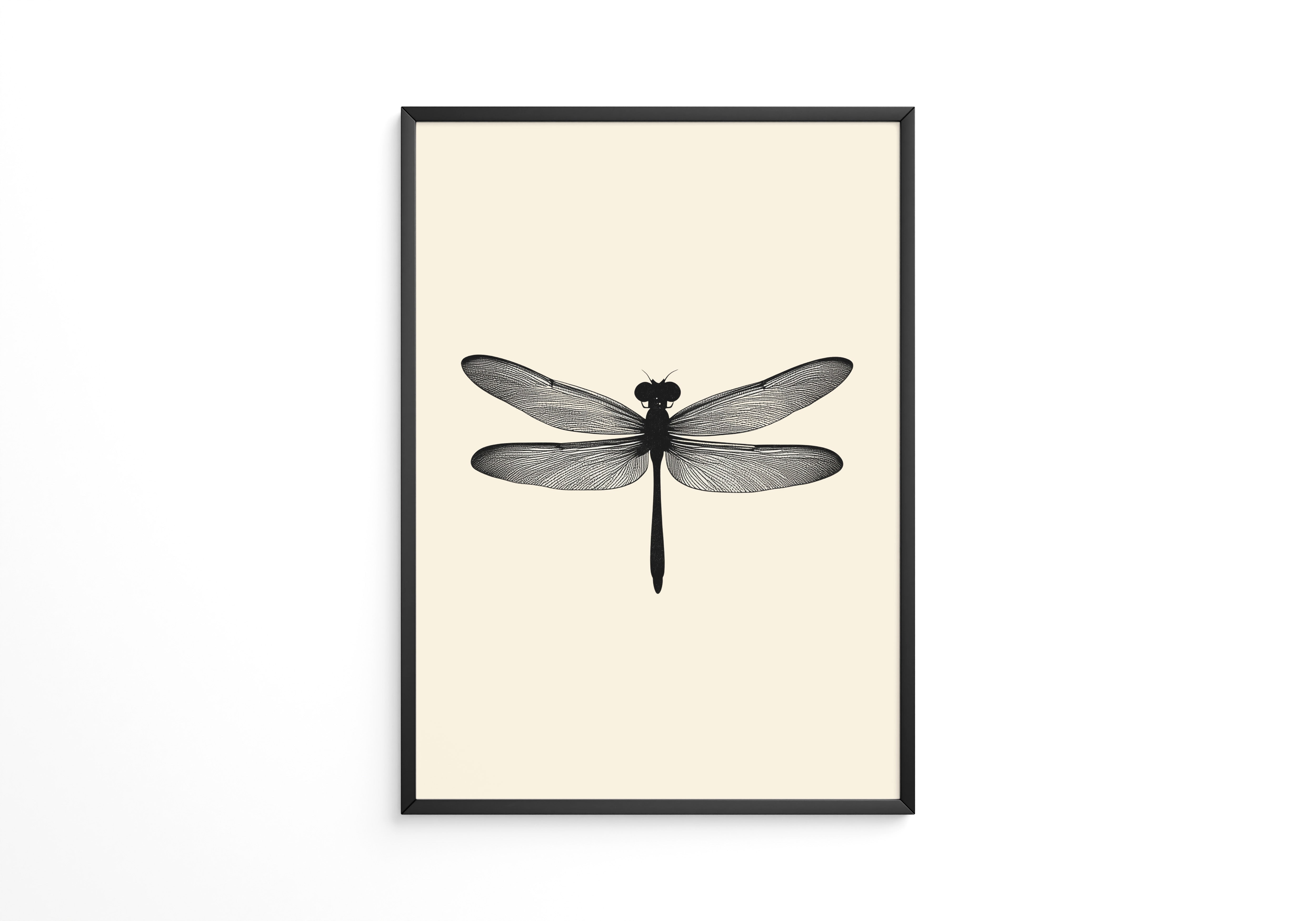 Libelle Minimalistisch Grafik