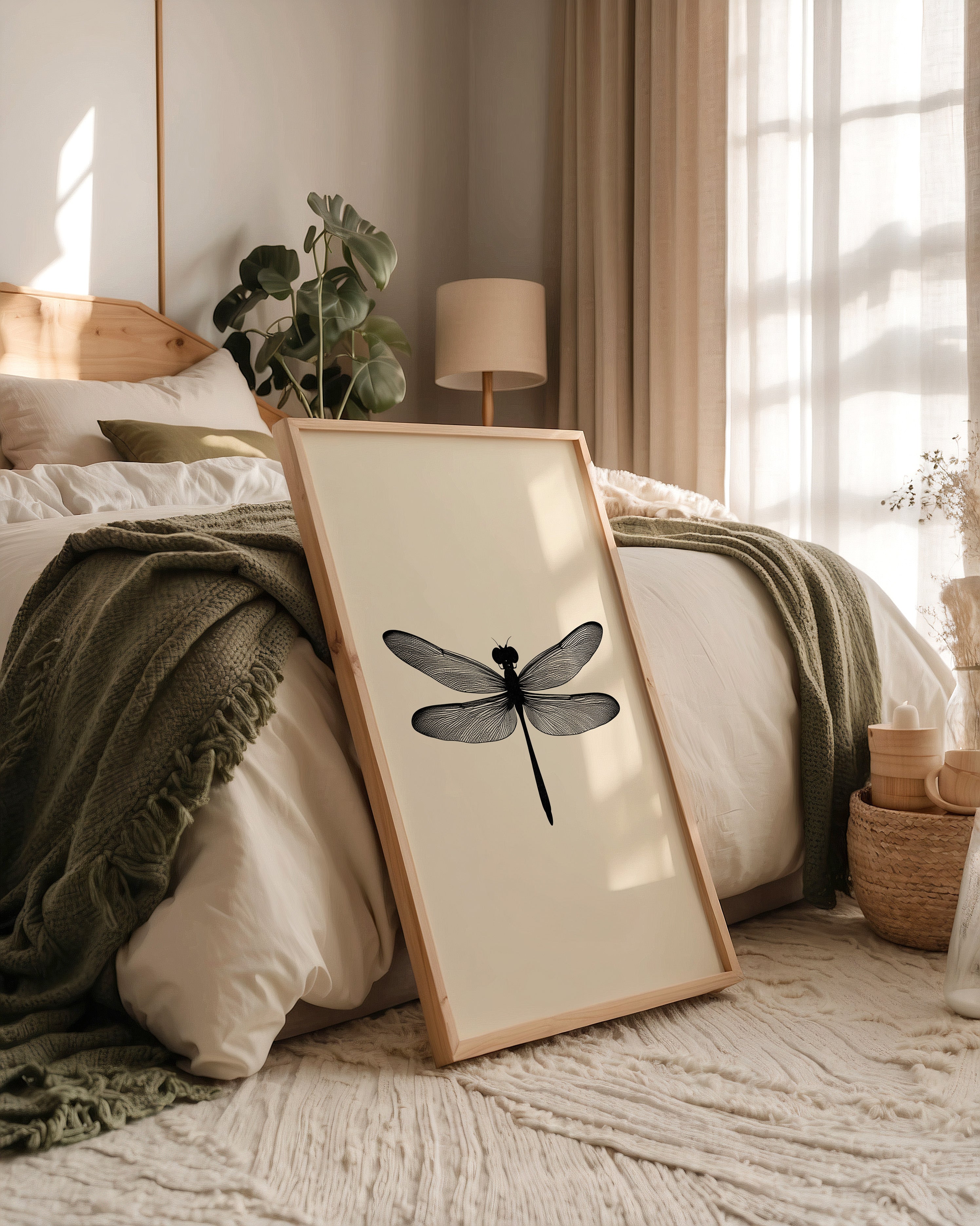 Libelle Minimalistisch Grafik