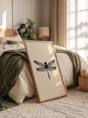 Libelle Minimalistisch Grafik