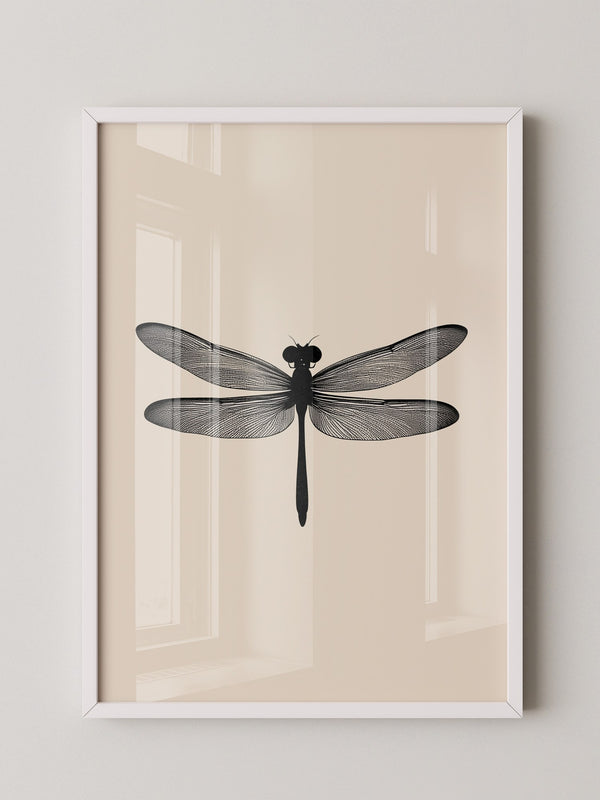 Libelle Minimalistisch Grafik