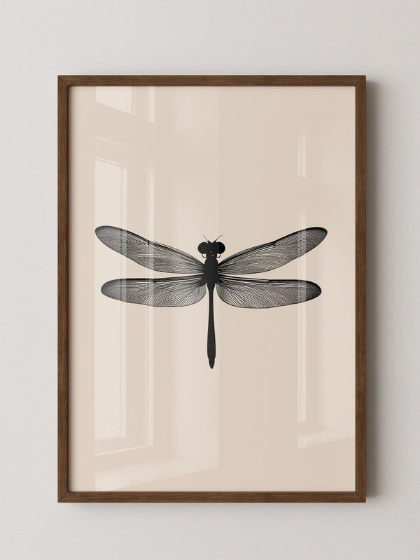 Libelle Minimalistisch Grafik