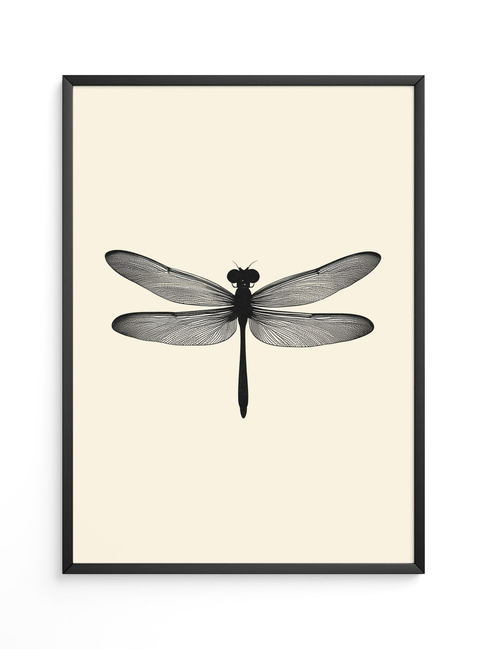 Libelle Minimalistisch Grafik