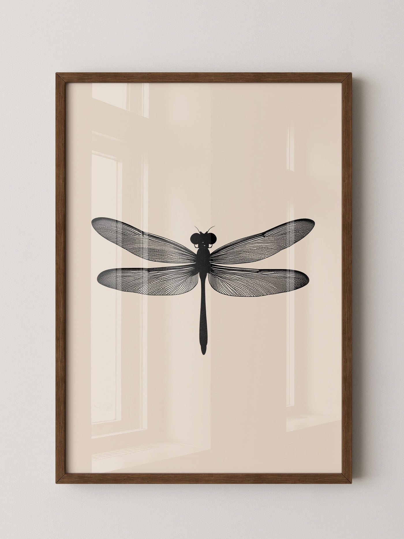 Libelle Minimalistisch Grafik