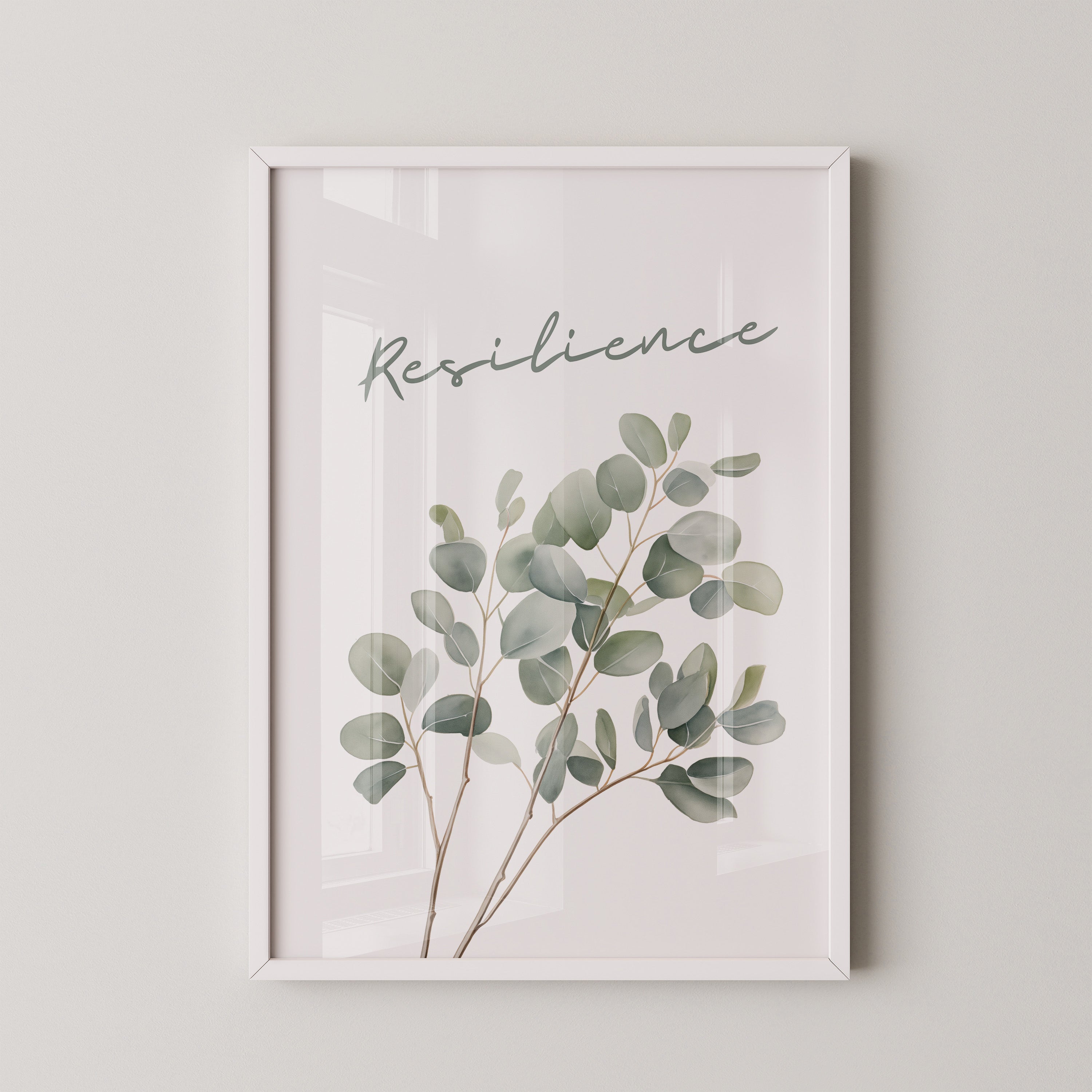 Eukalyptuszweige Aquarell