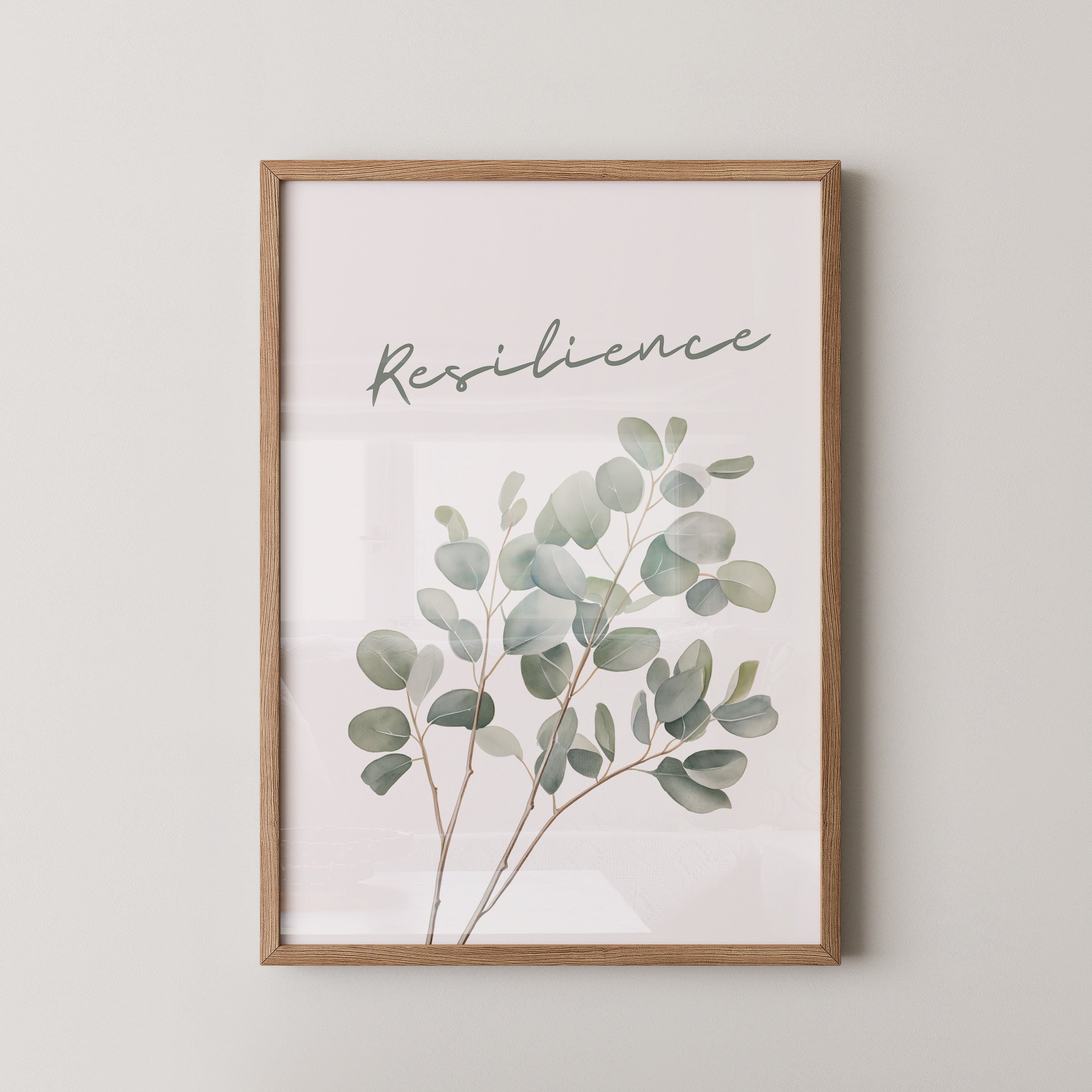 Eukalyptuszweige Aquarell