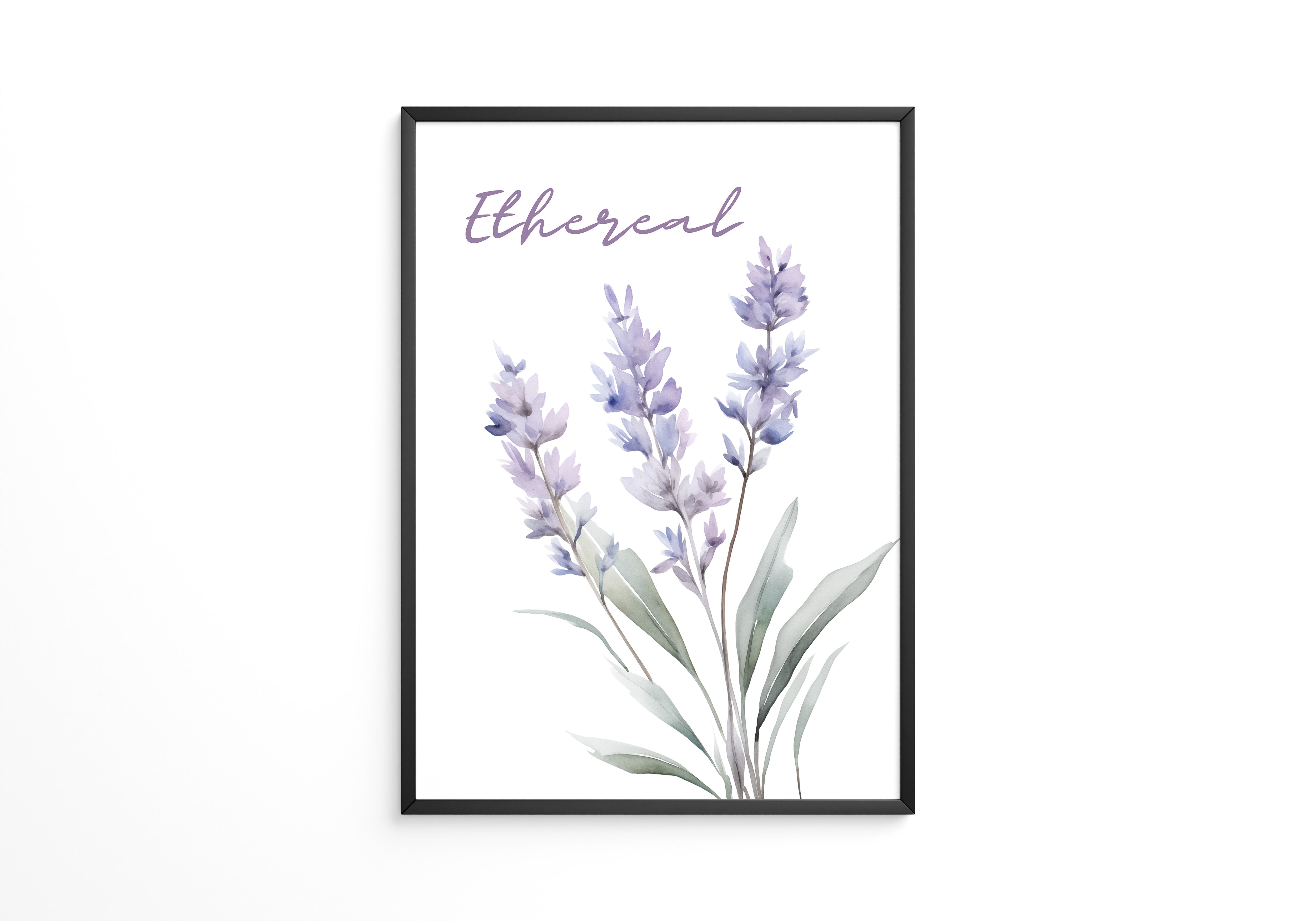 Lavendel Aquarell Pastell