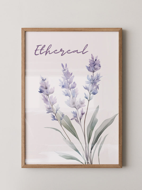 Lavendel Aquarell Pastell