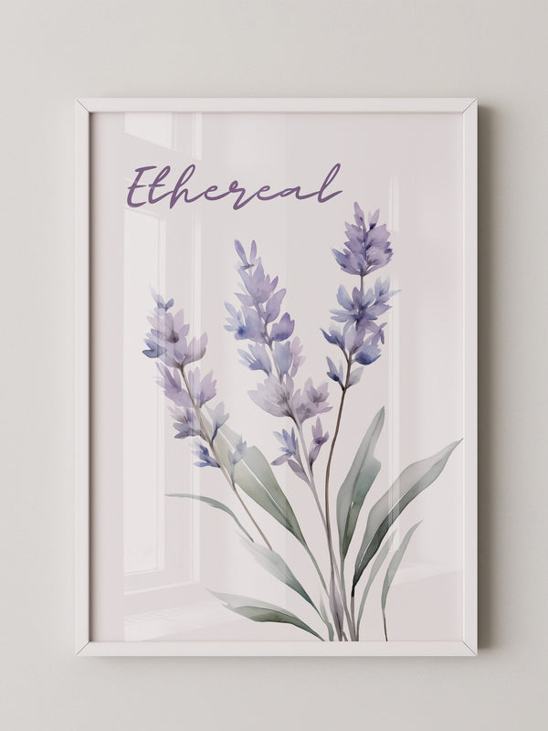 Lavendel Aquarell Pastell