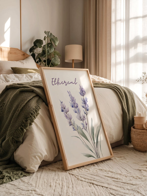 Lavendel Aquarell Pastell