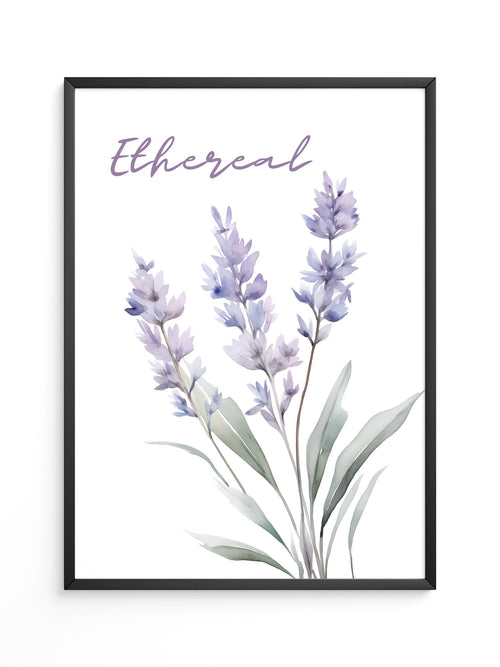 Lavendel Aquarell Pastell