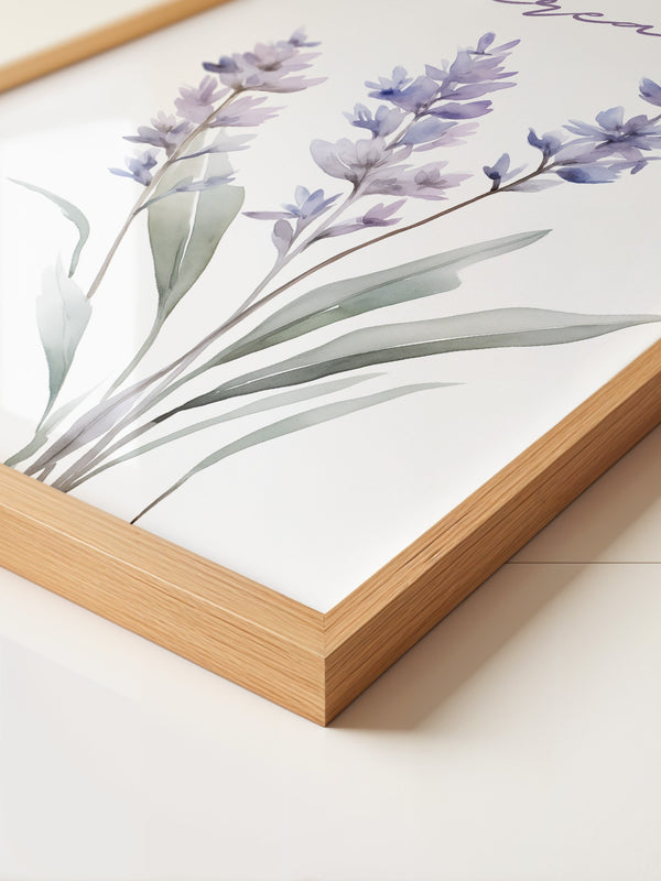 Lavendel Aquarell Pastell