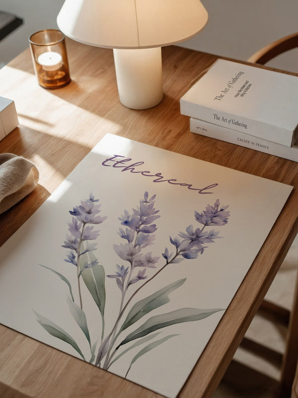 Lavendel Aquarell Pastell