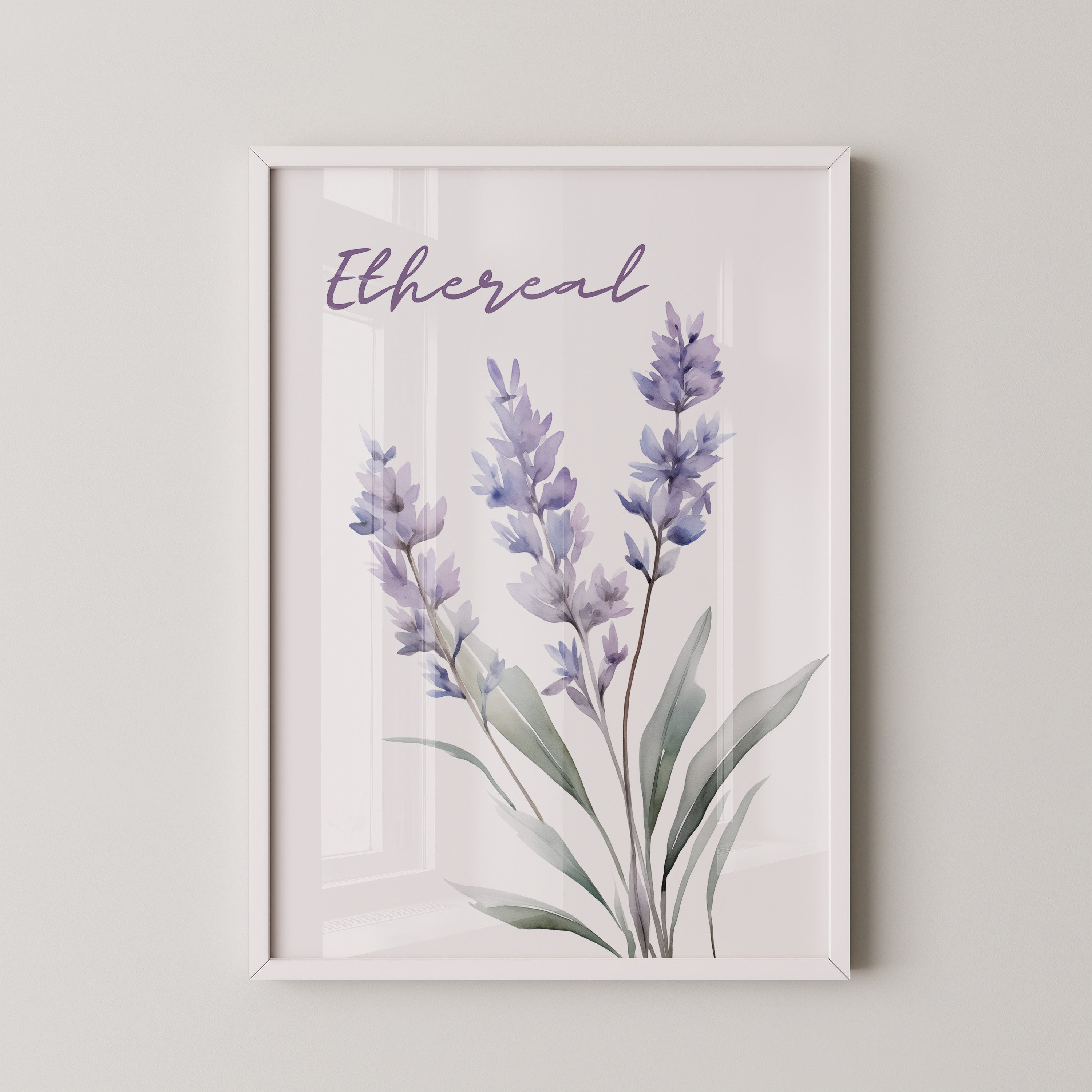 Lavendel Aquarell Pastell