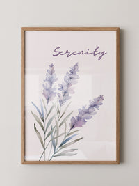 Lavendel Blüten Aquarell