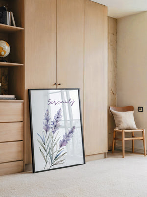 Lavendel Blüten Aquarell