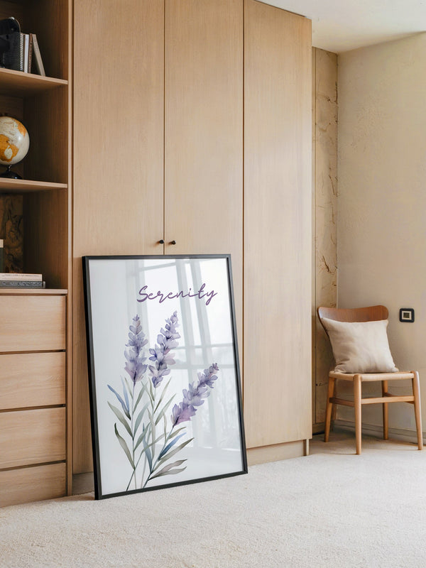 Lavendel Blüten Aquarell