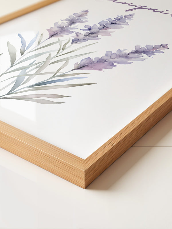 Lavendel Aquarell Pastell