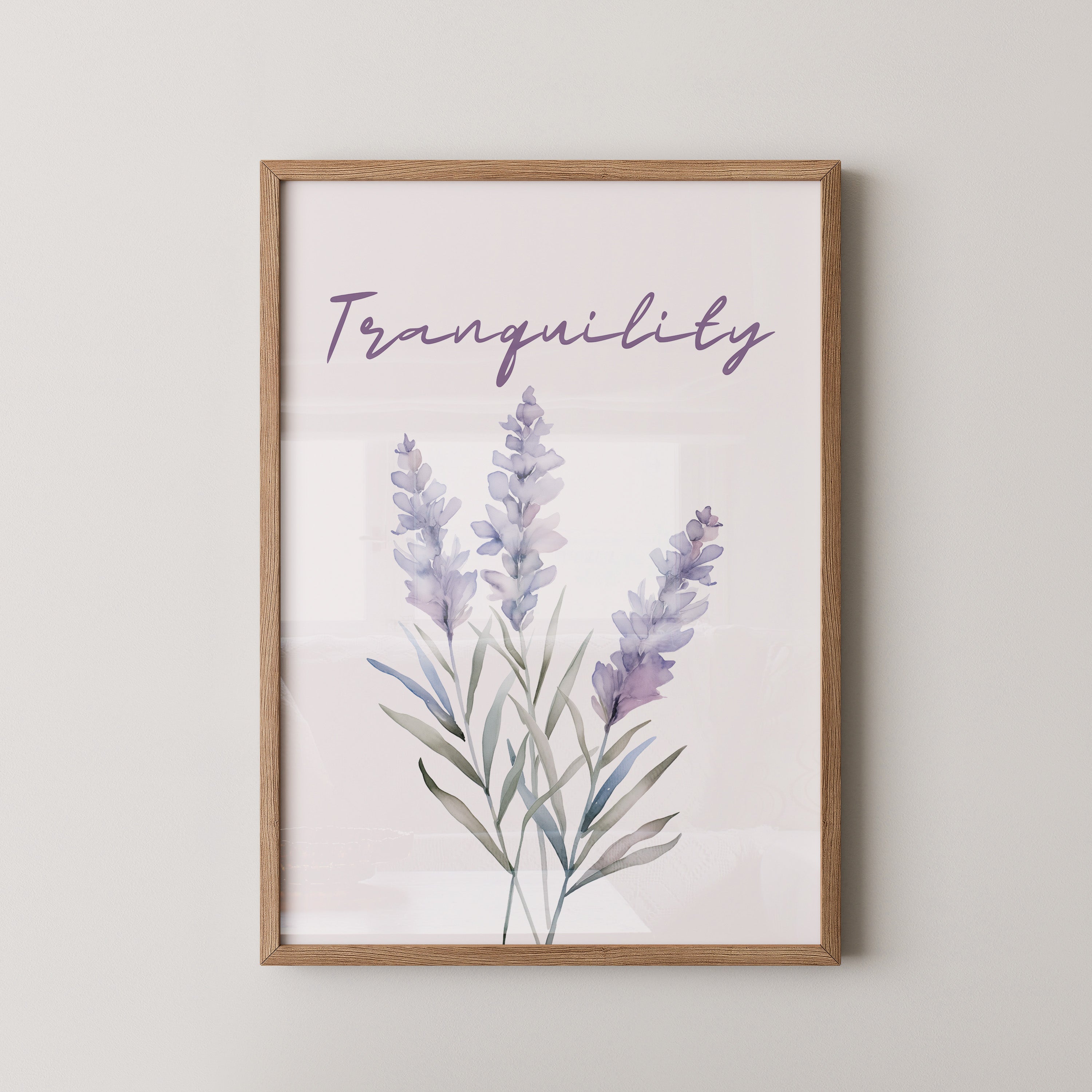 Lavendel Aquarell Pastell