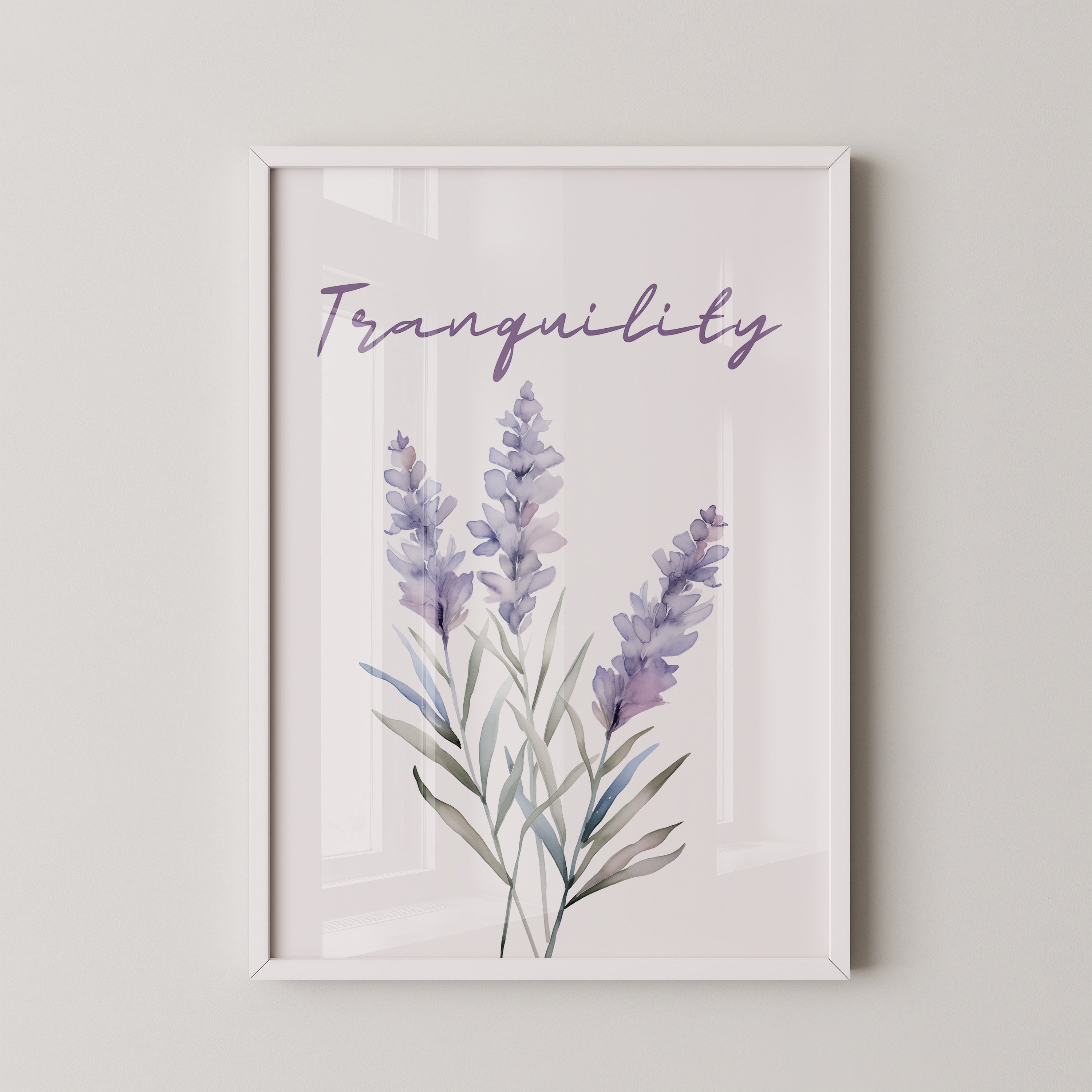 Lavendel Aquarell Pastell