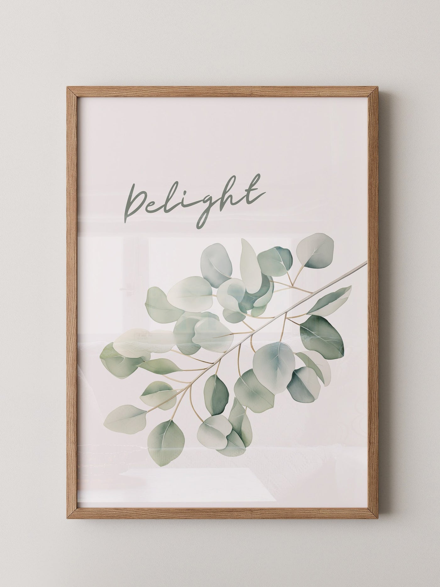 Eukalyptus Aquarell Zweig