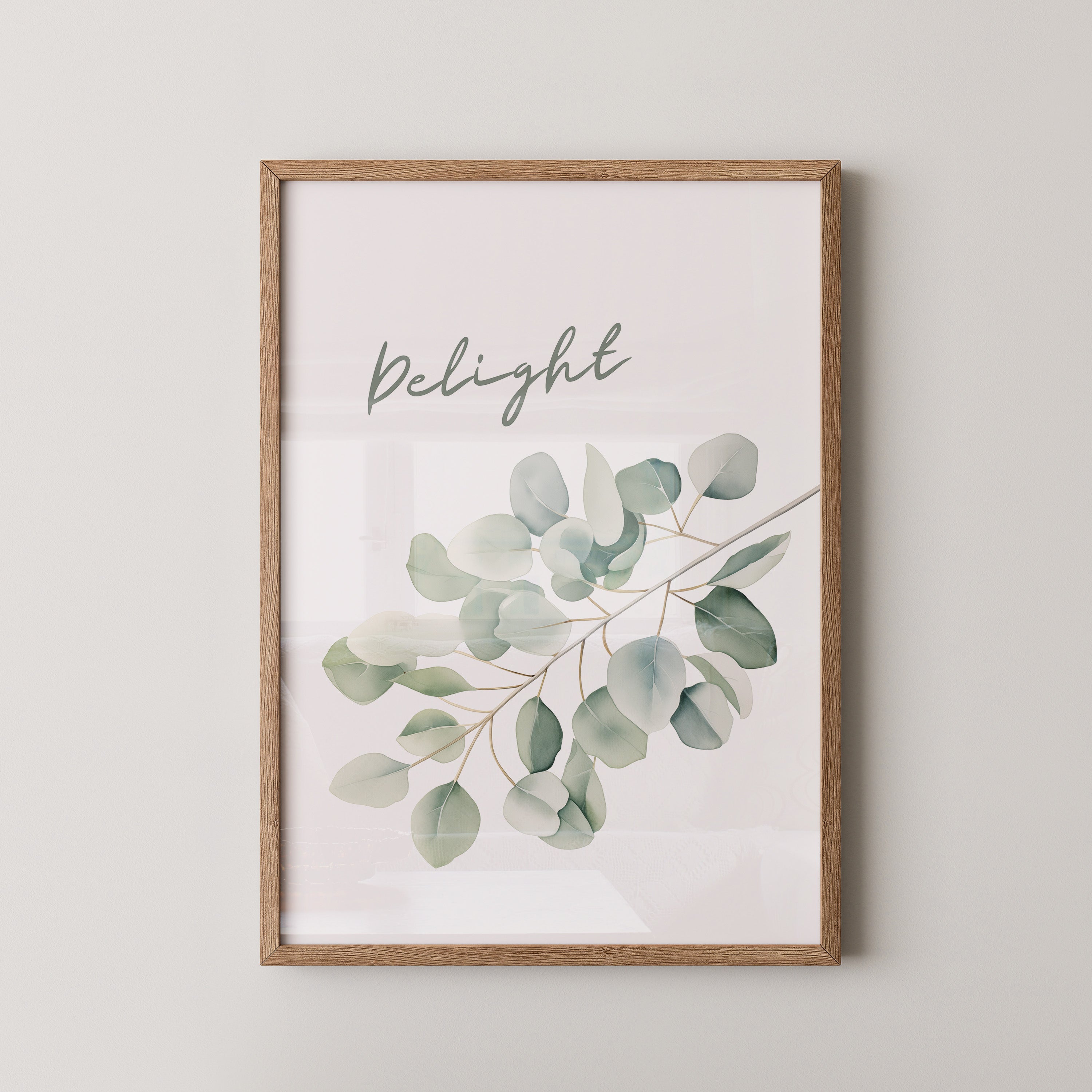 Eukalyptus Aquarell Zweig