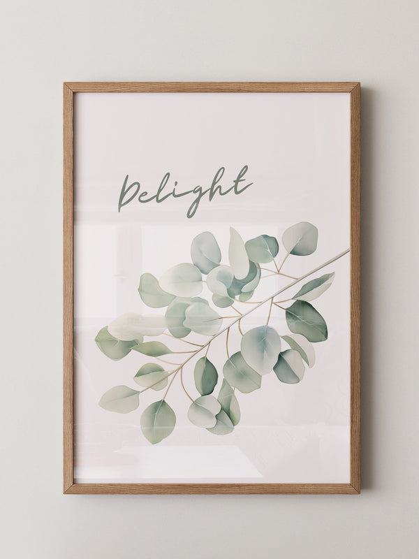 Eukalyptus Aquarell Zweig