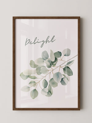 Eukalyptus Aquarell Zweig