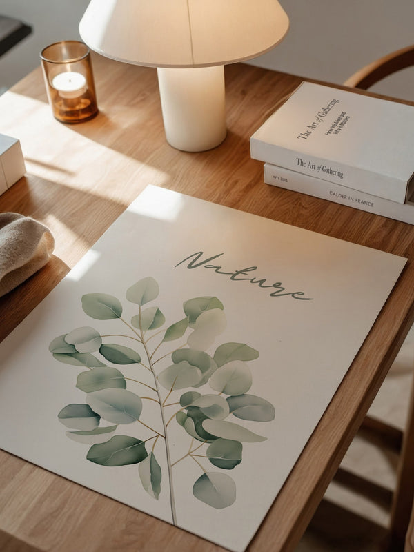 Eukalyptus Aquarell grün