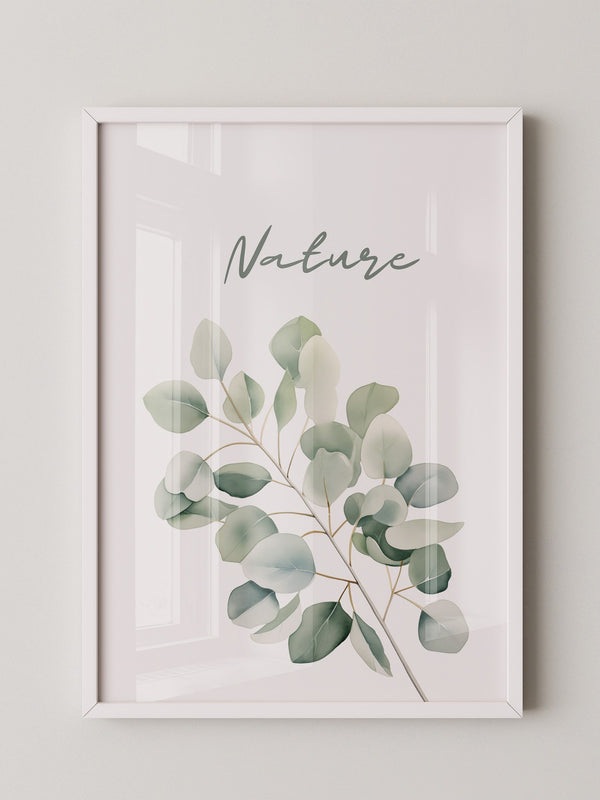 Eukalyptus Aquarell grün