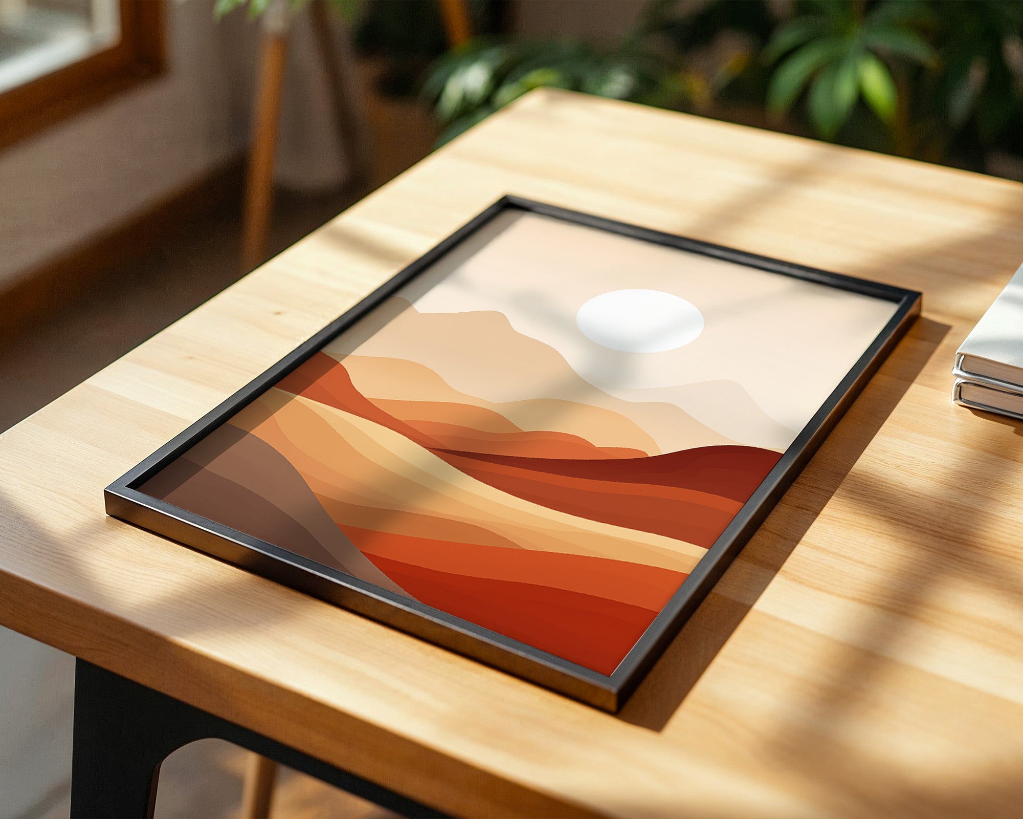 Wüstenlandschaft Abstrakt Farben