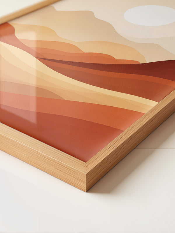 Wüstenlandschaft Abstrakt Farben