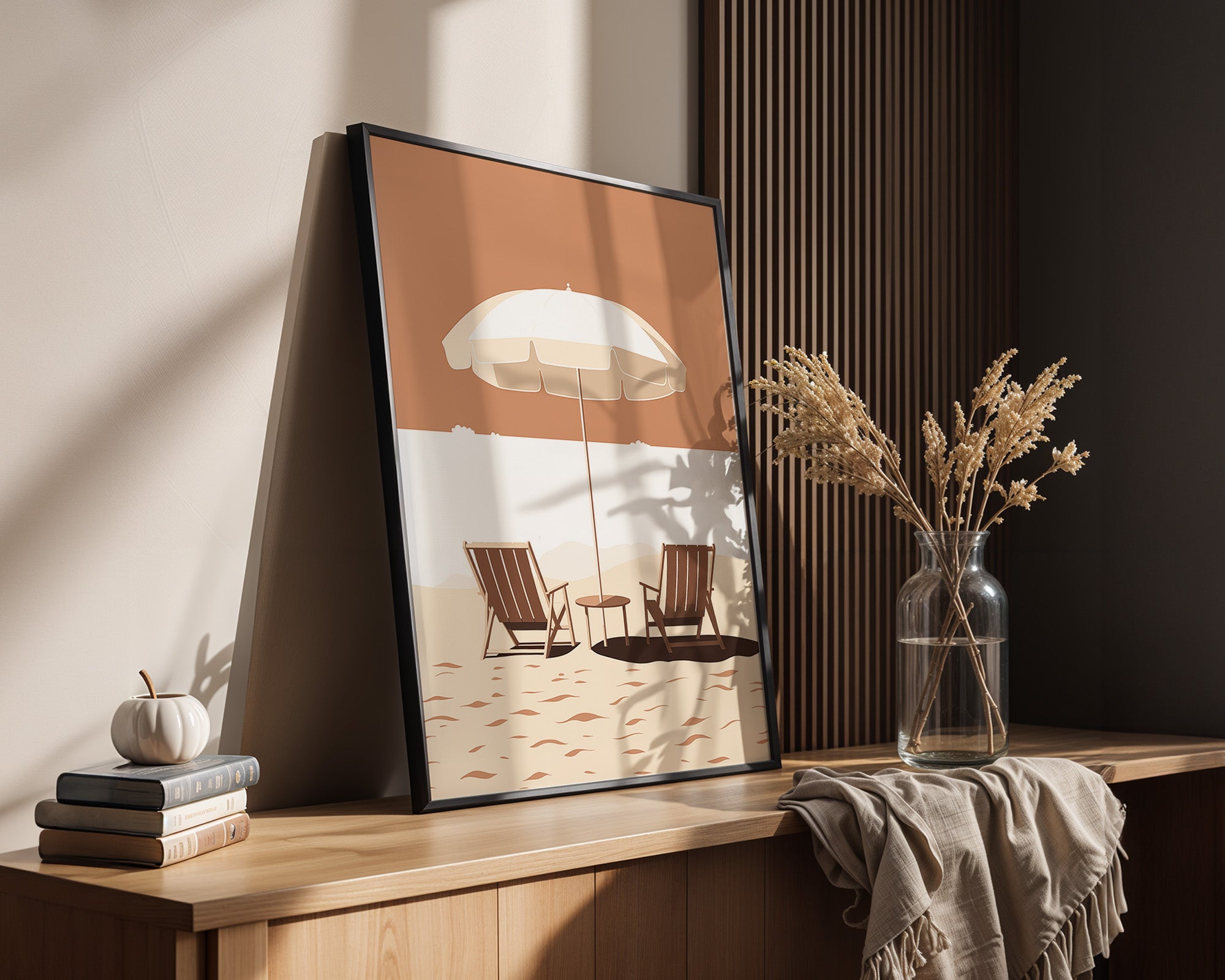 Strandstühle Schirm Minimalistisch