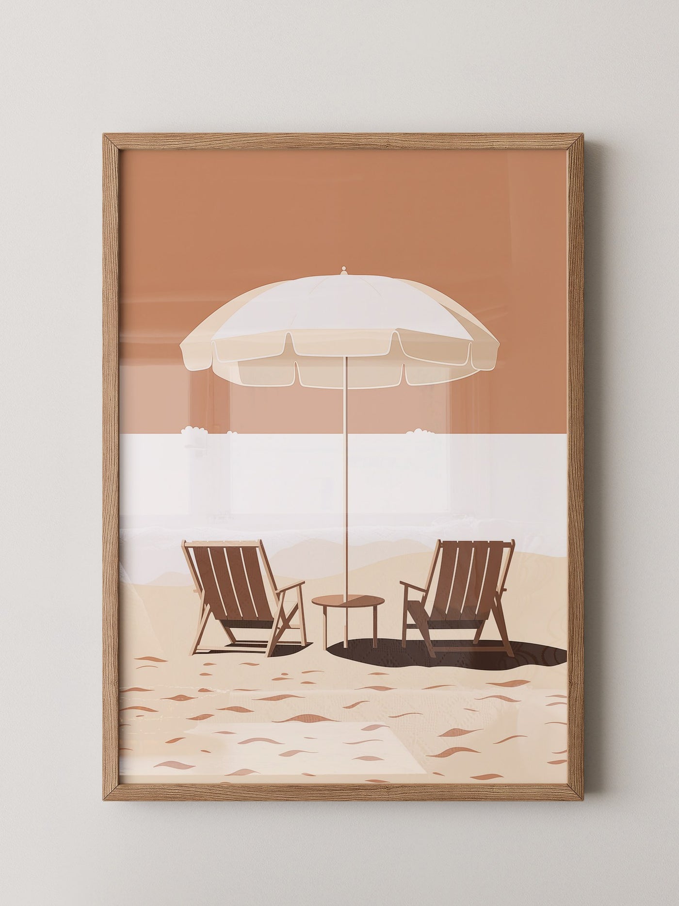 Strandstühle Schirm Minimalistisch