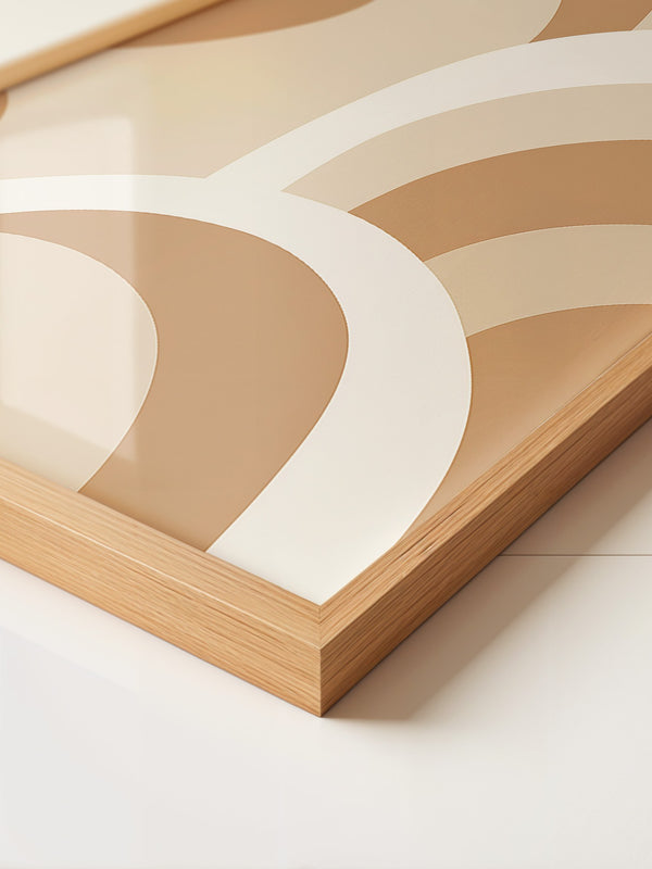 Abstrakte Bögen Erdfarben